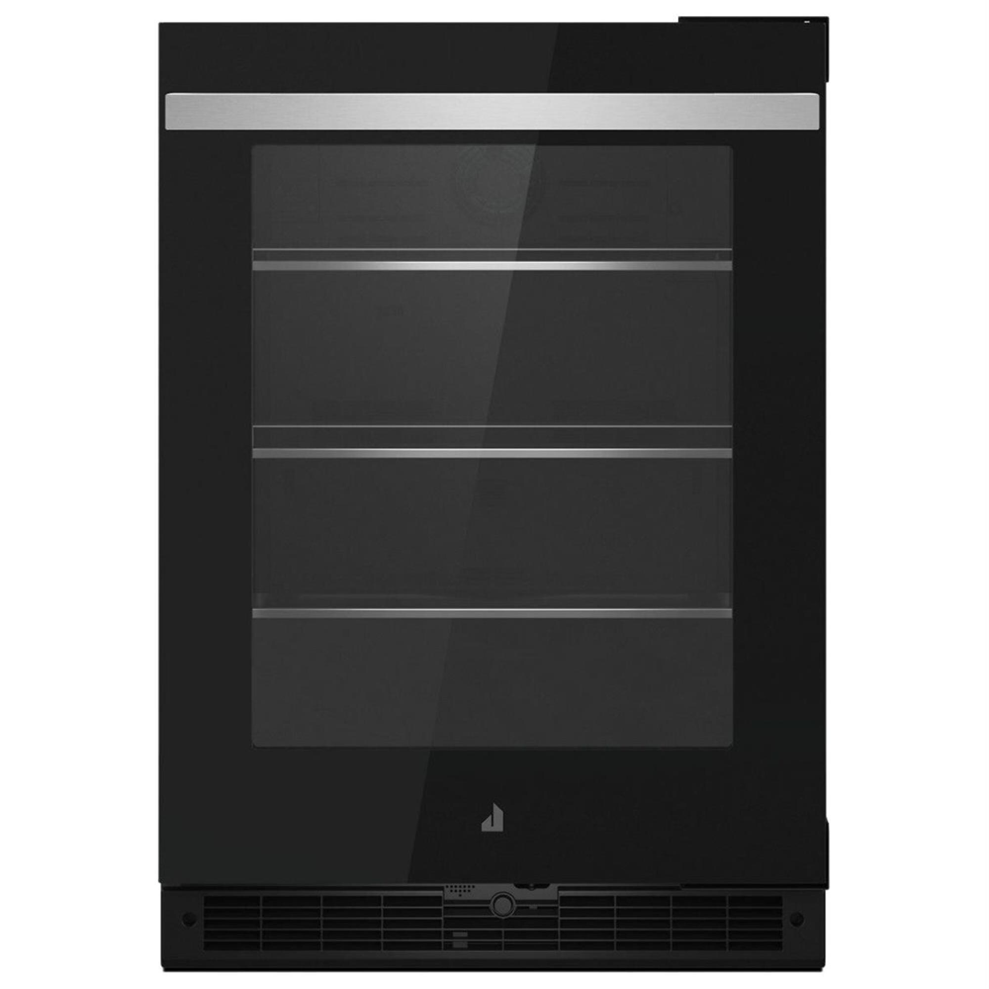 JennAir NOIR 24" Right Swing Under Counter Glass Door Refrigerator in