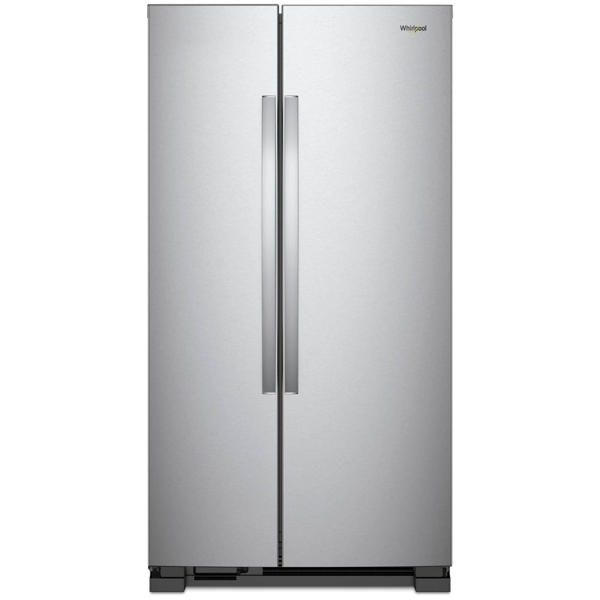 Whirlpool 22 Cu. Ft. Wide Side by Side Refrigerator in Stainless Steel
