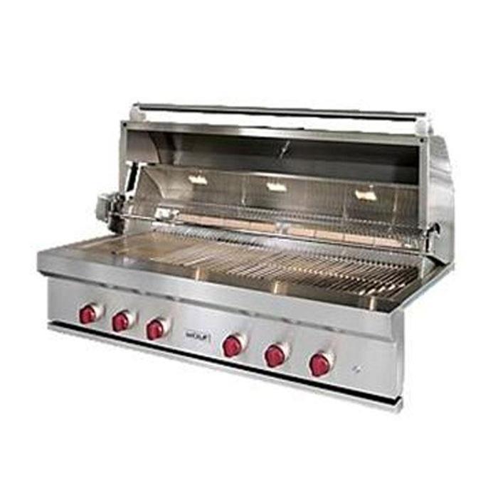 Wolf 54" Outdoor Natural Gas Grill in Stainless Steel Nebraska