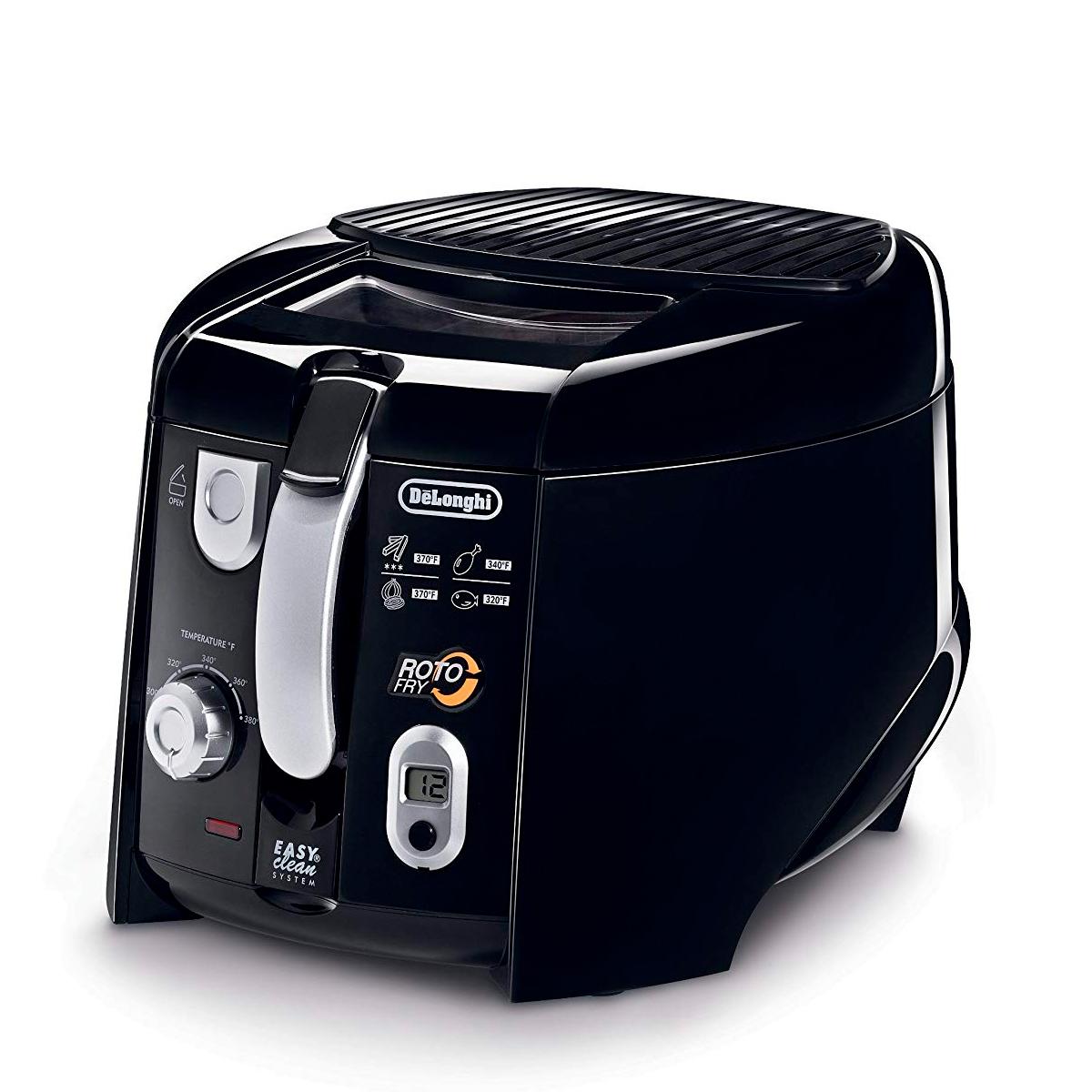 Delonghi Cool Touch RotoFry Low Oil Deep Fryer in Black Nebraska