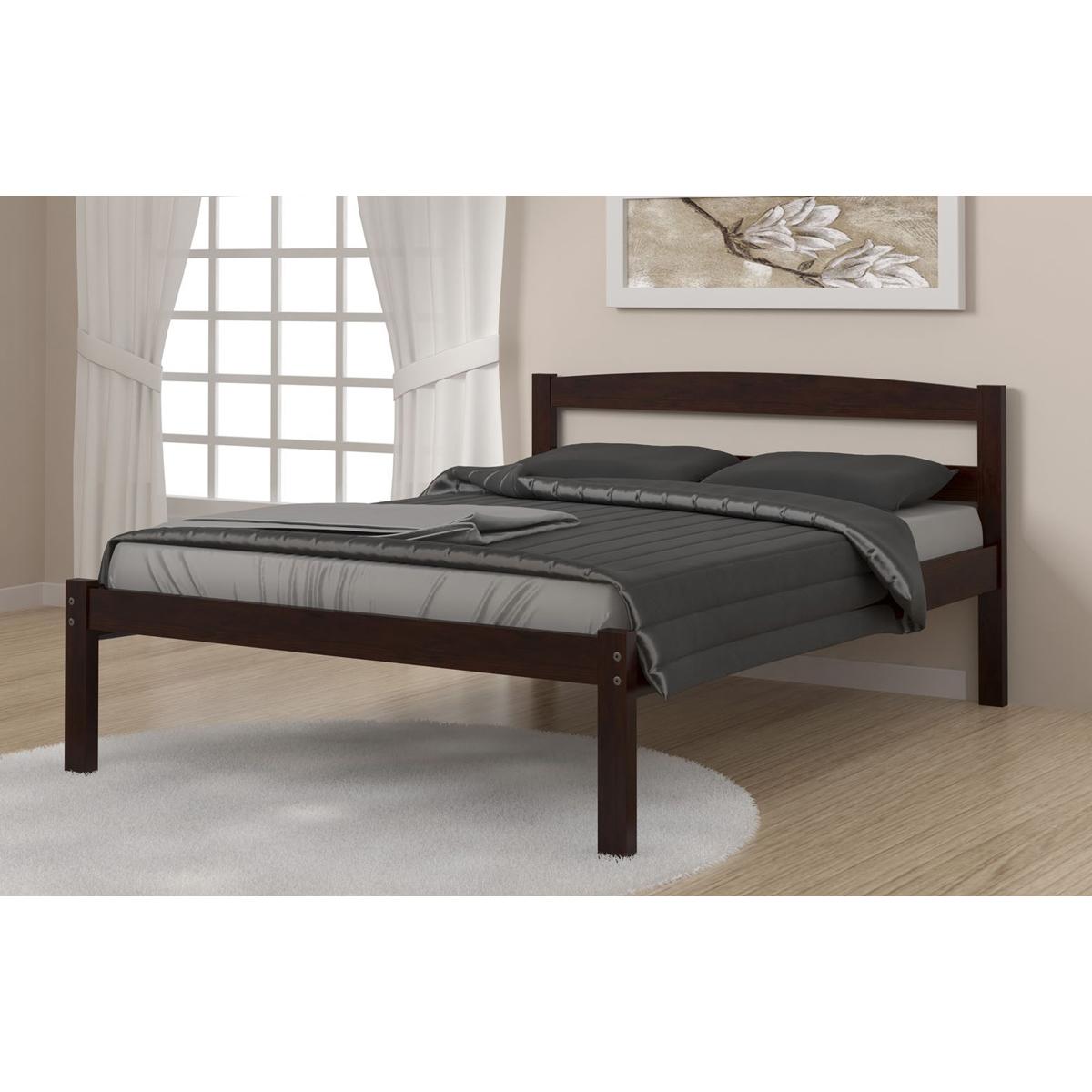 Cambria Designs Econo Full Platform Bed in Dark Cappucino Shop NFM