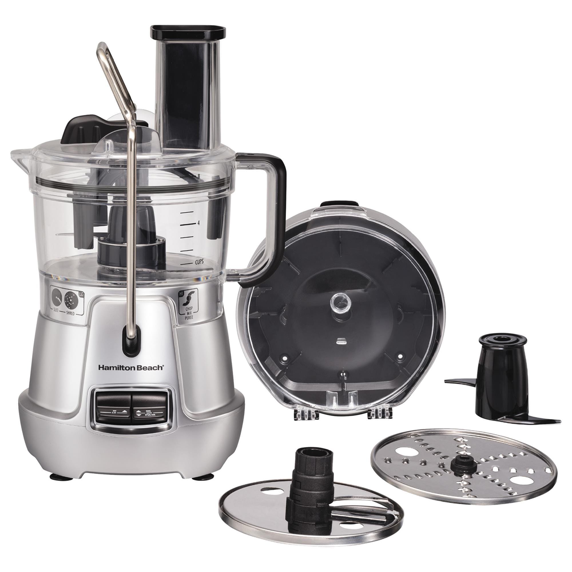 Hamilton Beach 10-Cup Stack & Snap™ Food Processor with Bowl Scraper, Black  - 70822F