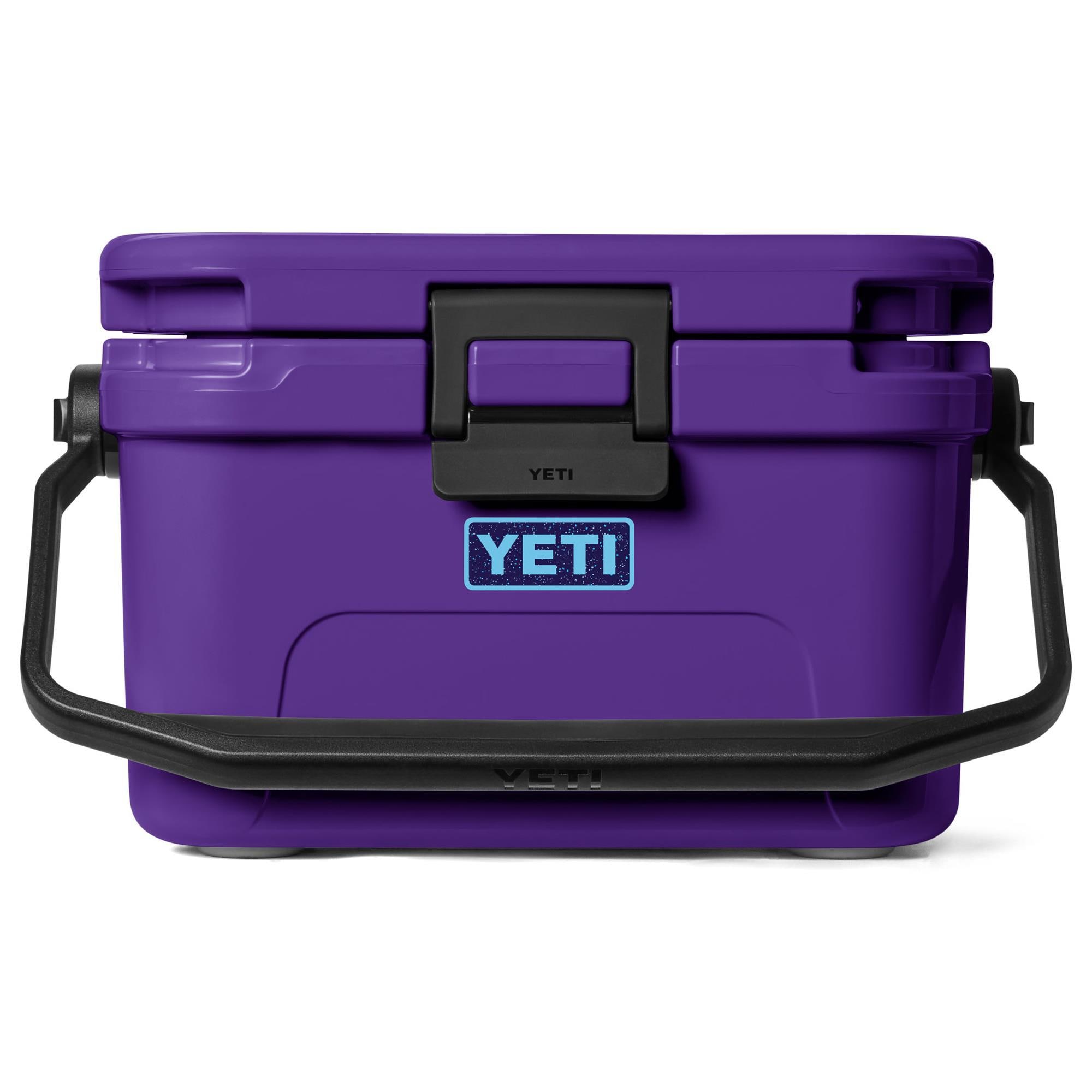 YETI Roadie 8 Hard Cooler in Pace Purple and Blue