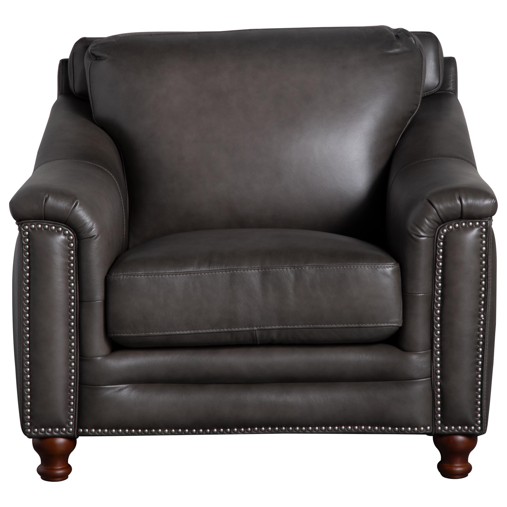 Amax Leather Leather Chair in Ash Shop NFM