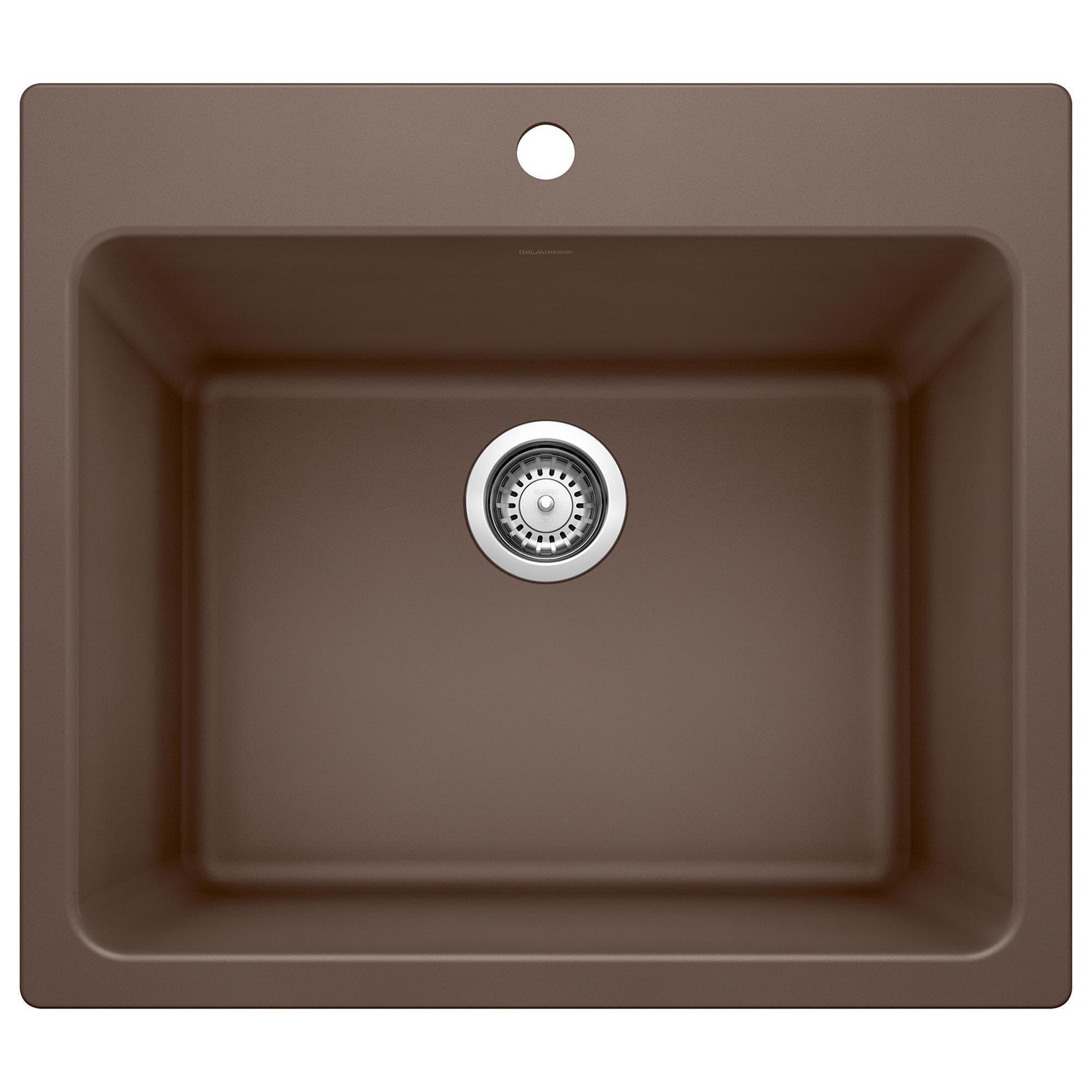 Blanco Liven 25" Dual Mount Laundry Sink in Cafe NFM