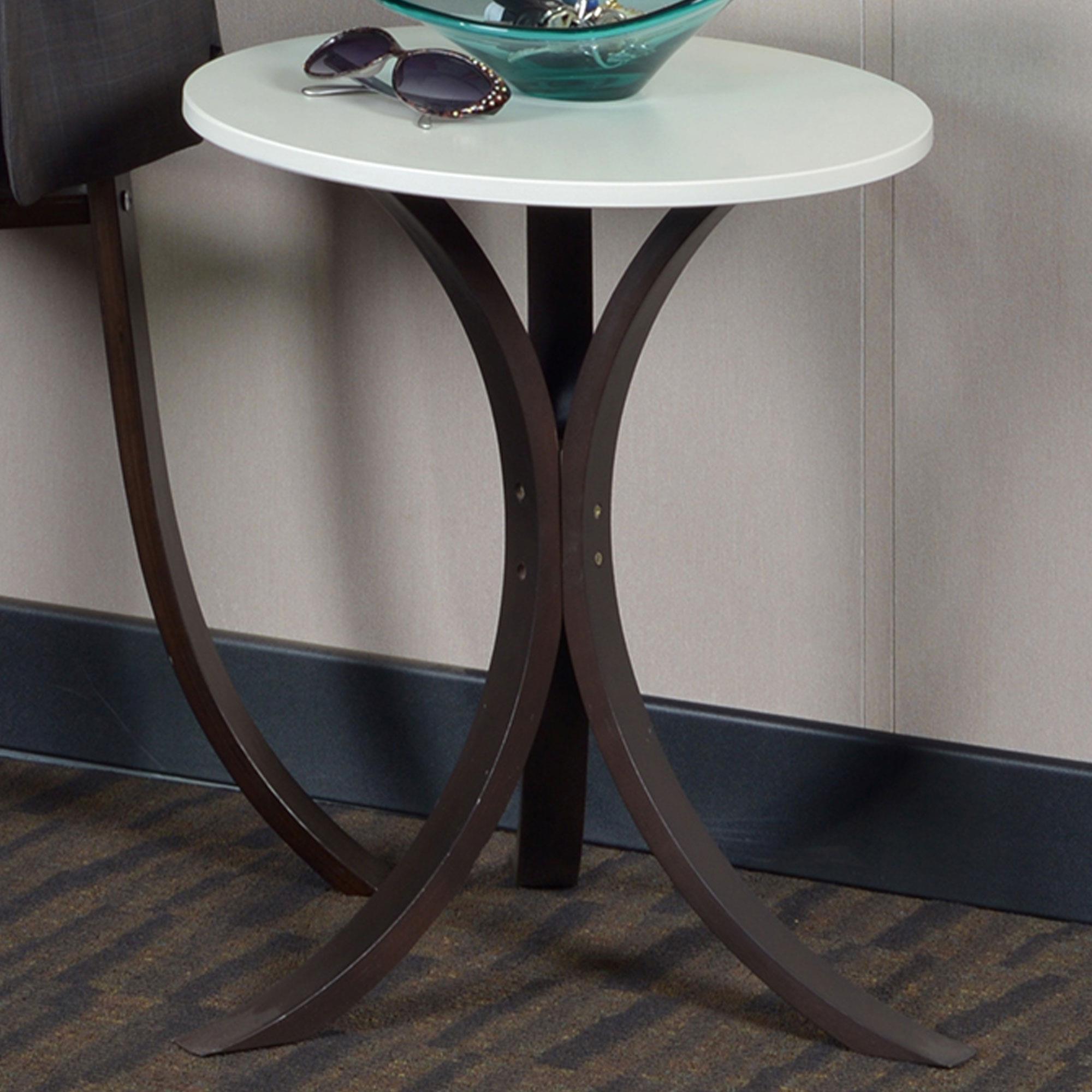 Mocha Walnut Niche Mia Bentwood Side Table Mocha Walnut Niche Mia Bentwood Side Table