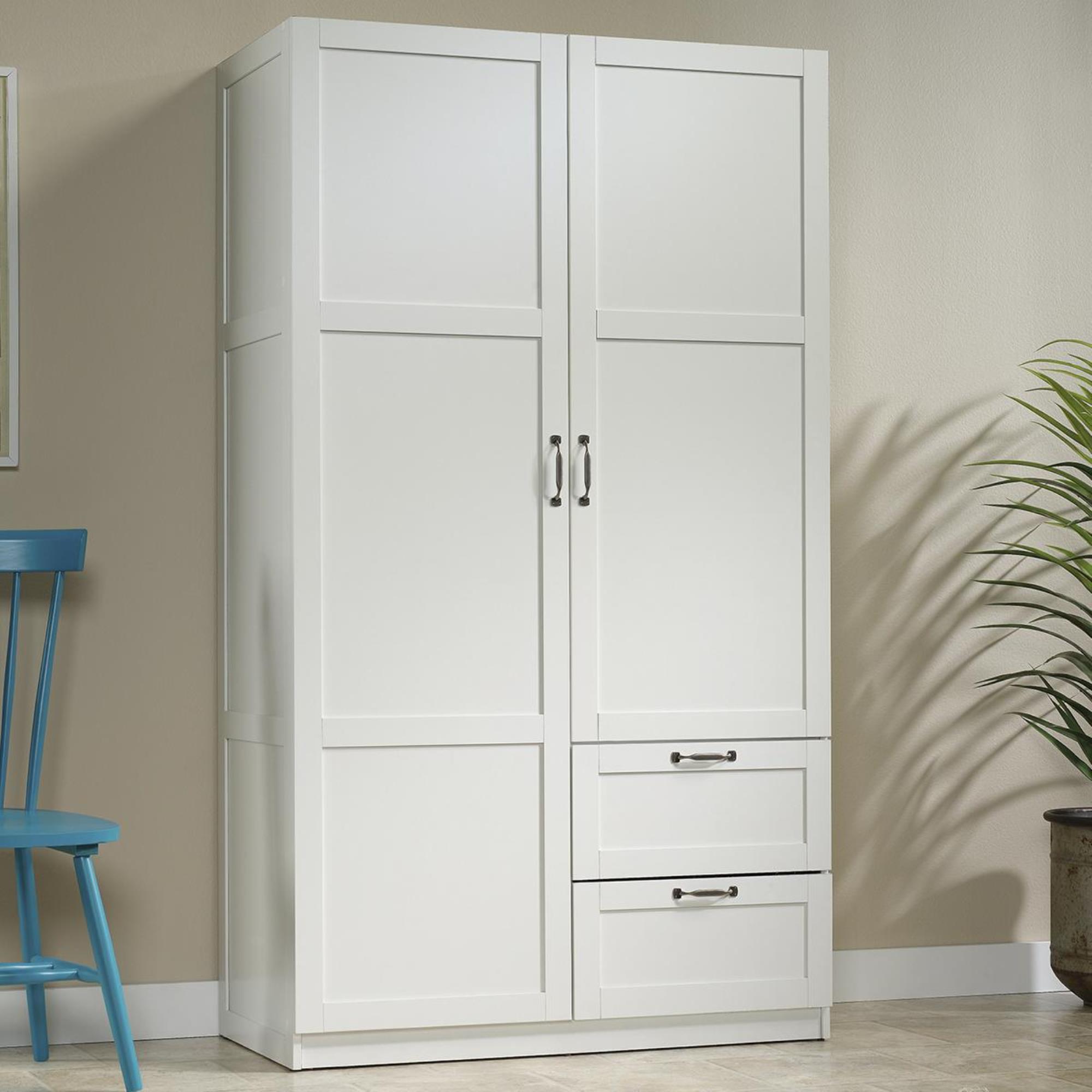 Sauder Wardrobe and Storage in White NFM