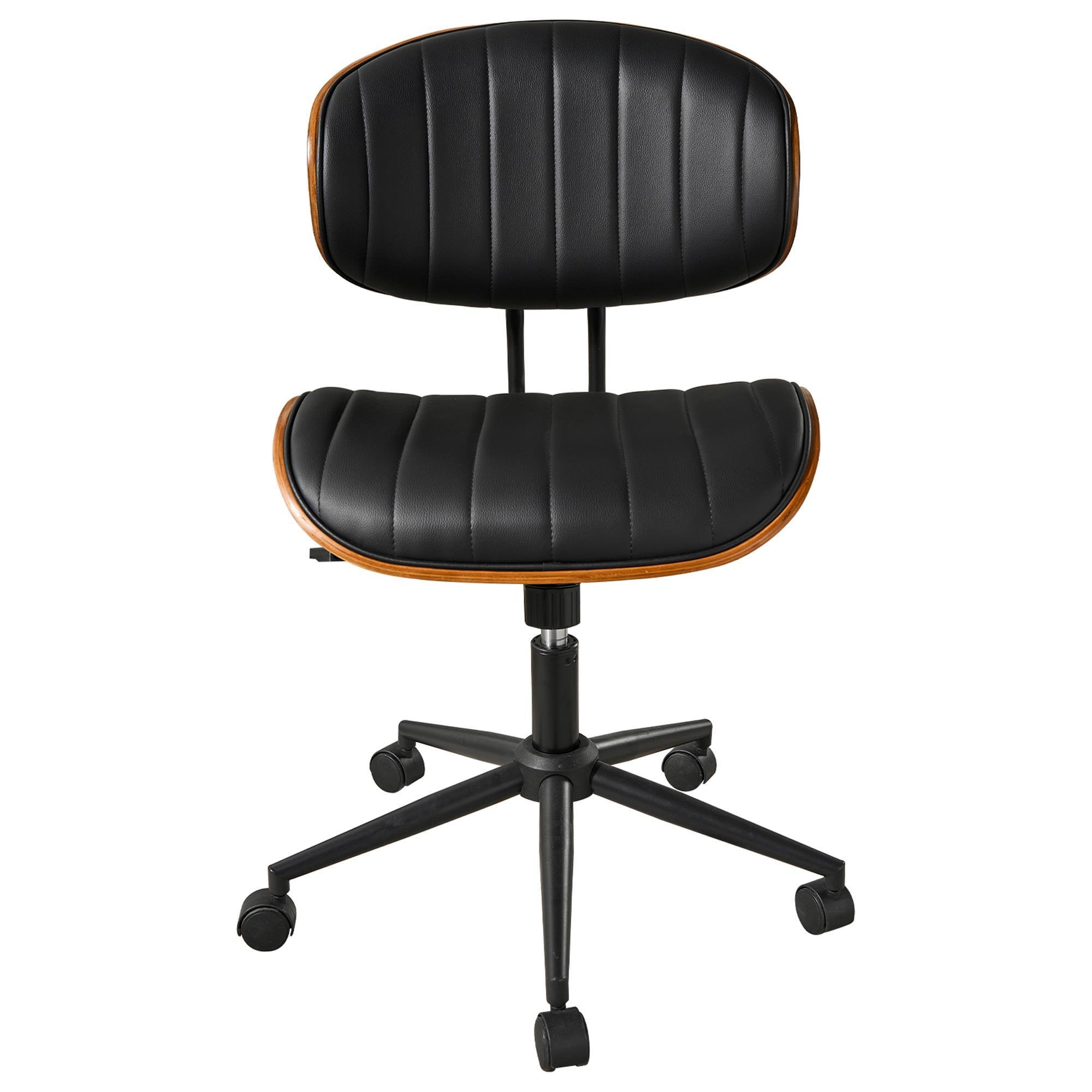 HOMLUX Ergonomic Swivel Office Chair with Vertical Channel-Tufted