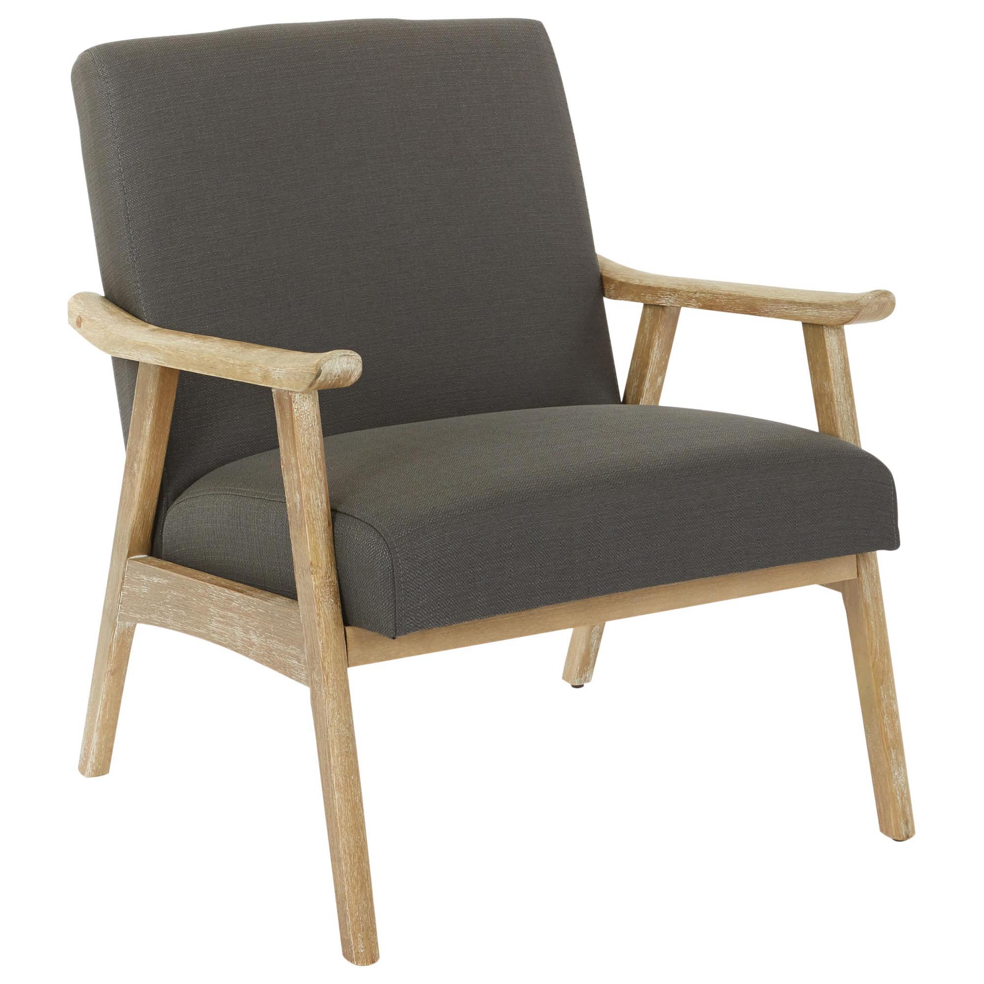 OSP Home Weldon Accent Chair in Charcoal NFM