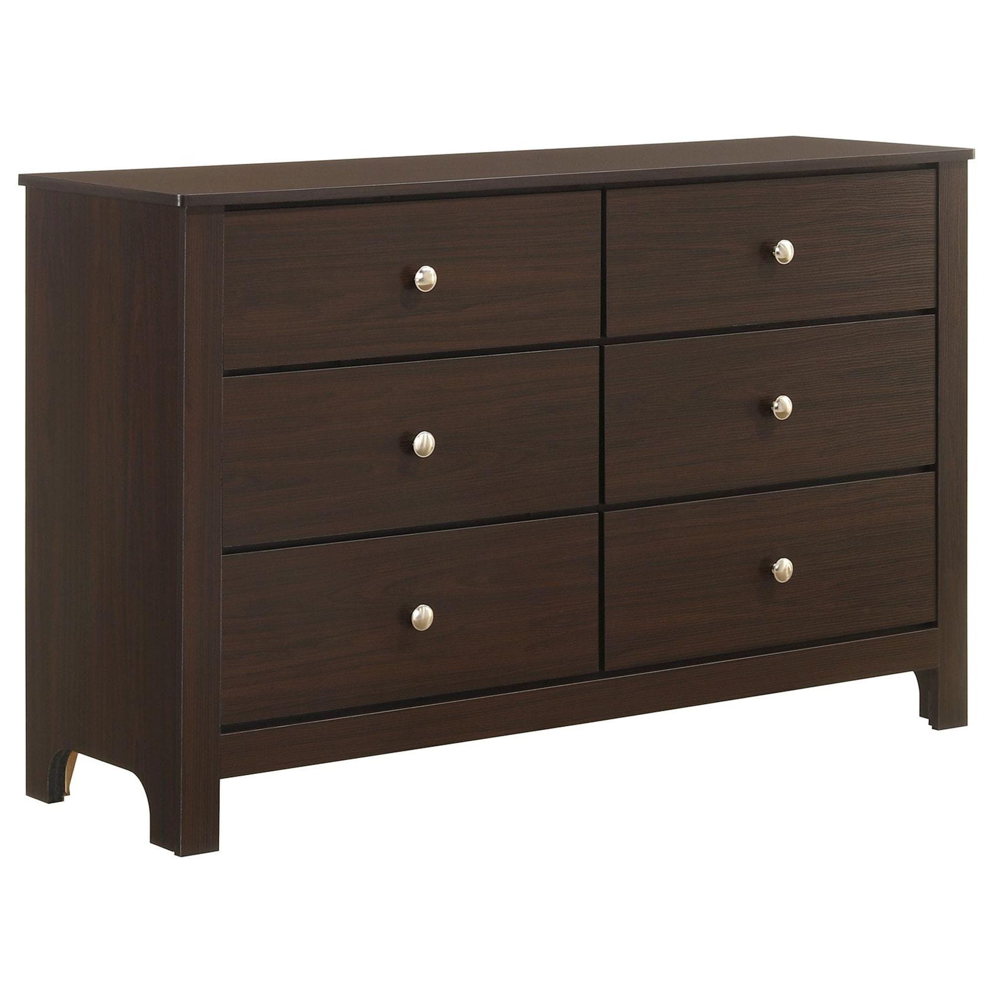 Mayberry Hill Sami 6 Drawer Dresser in Espresso Mayberry Hill Sami 6 Drawer Dresser in Espresso