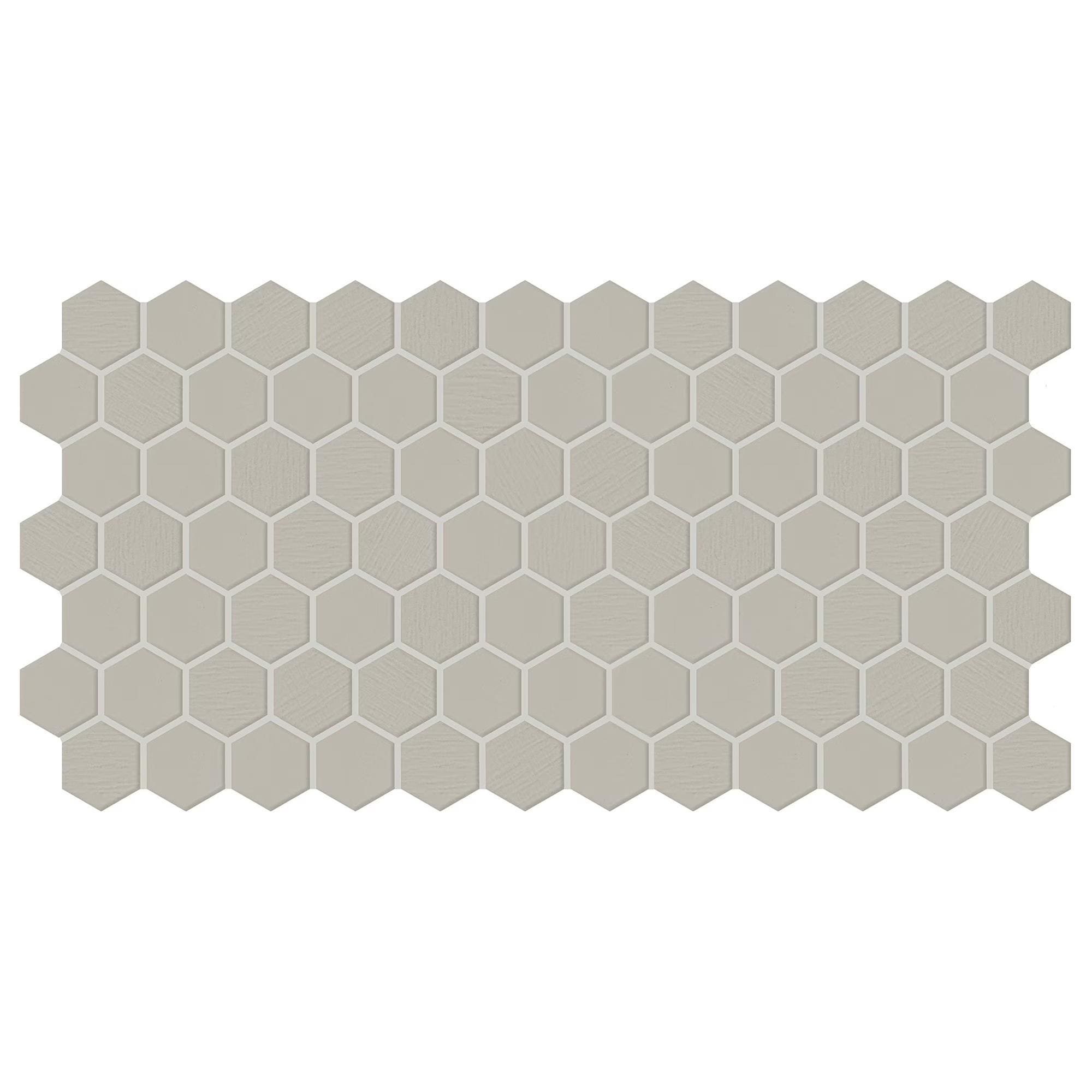 Mohawk® Keystones Arctic White/Snow White 12 x 24 Porcelain Mosaic Tile (1