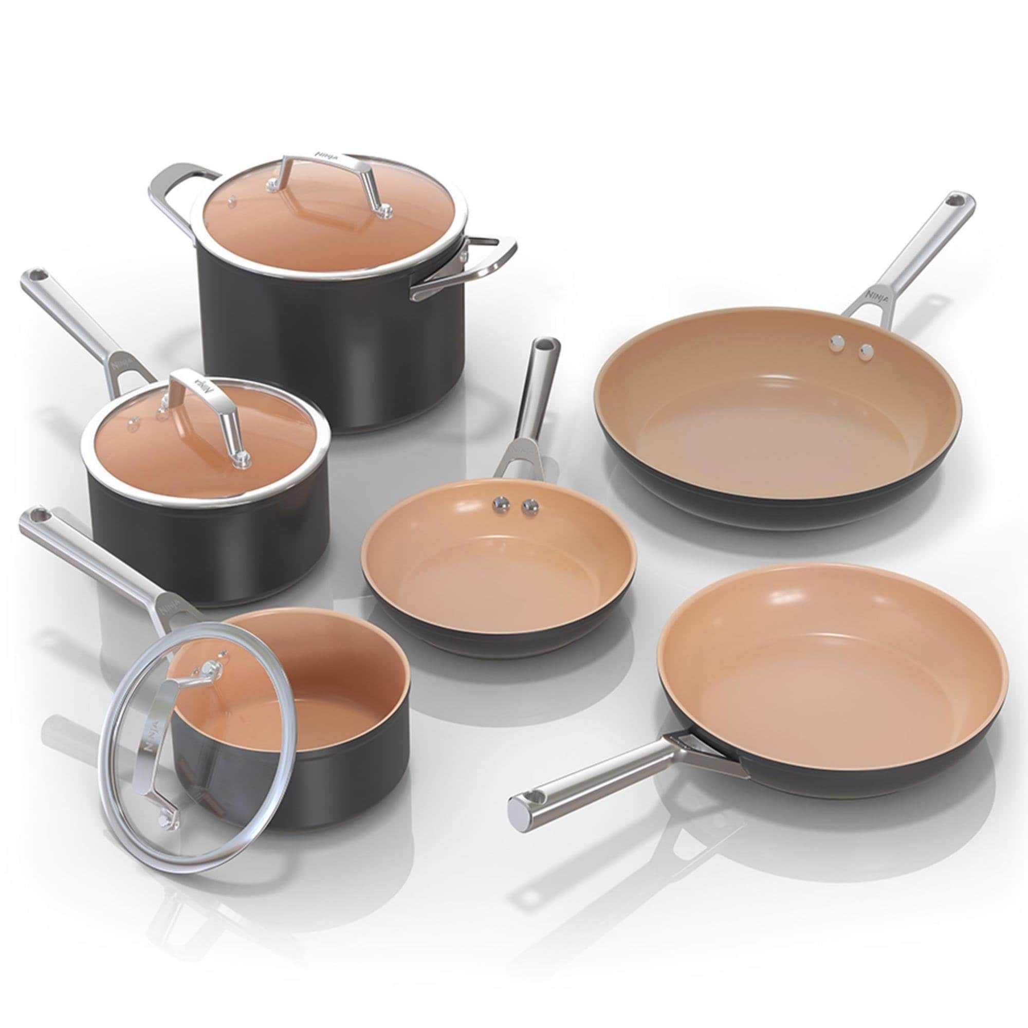 Ninja Extended Life 9-Piece Cookware Set in Dark Gray