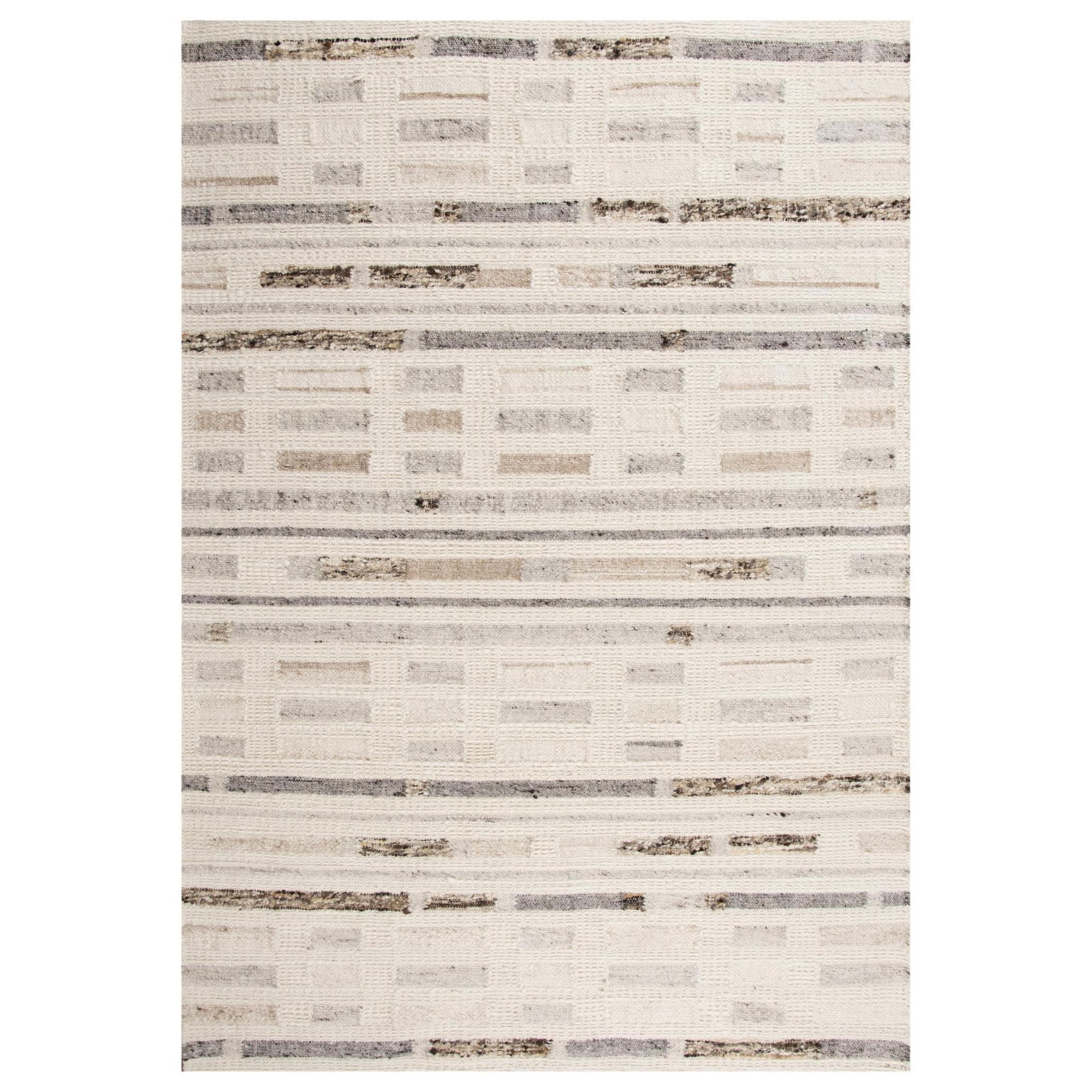 RIZZY Nova Silver, Ivory, Beige and Brown 2'6