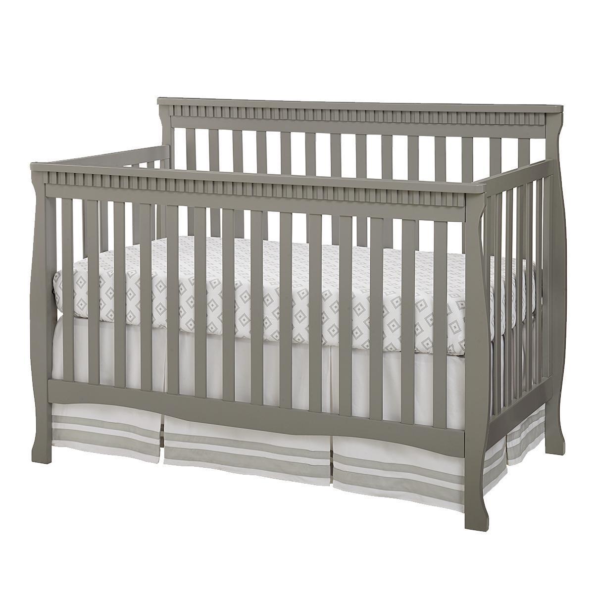 Eastern Shore Emery Slat Convertible Crib in Gray NFM