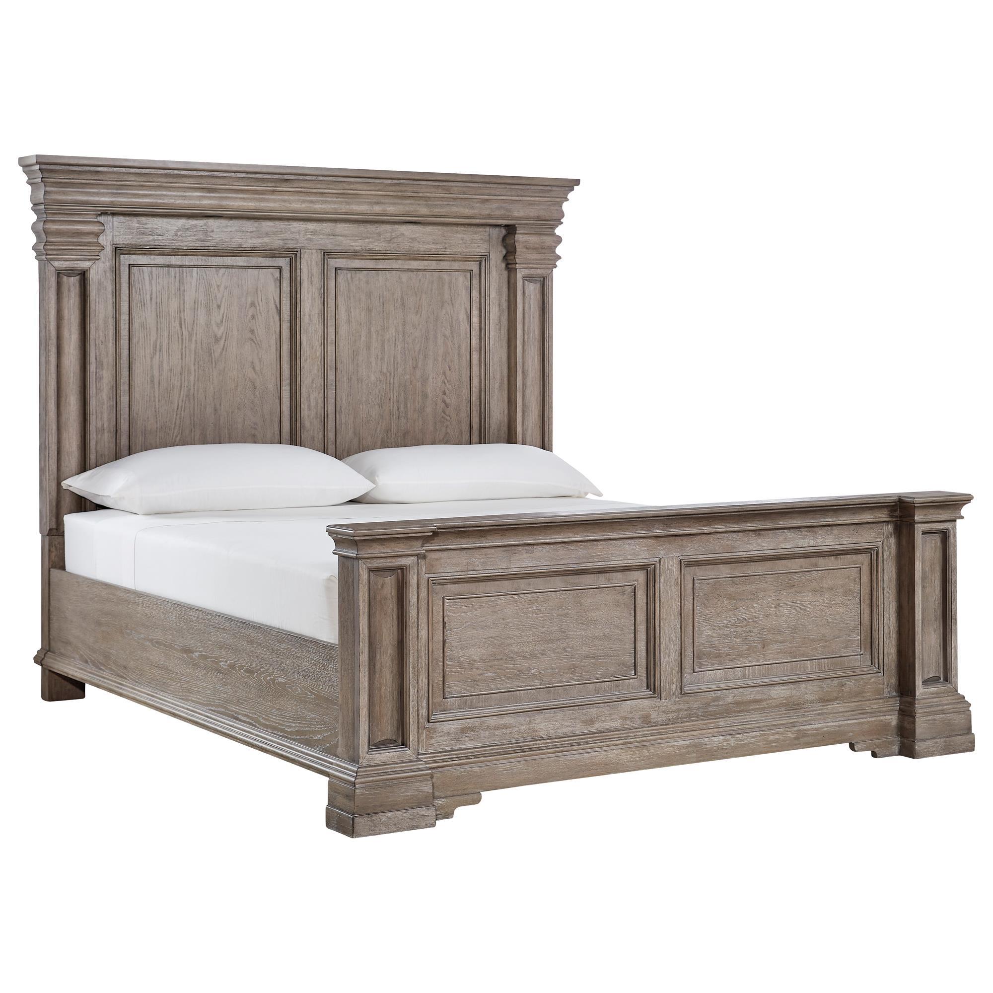 Millenium Blairhurst King Panel Bed in Light Grayish Brown with