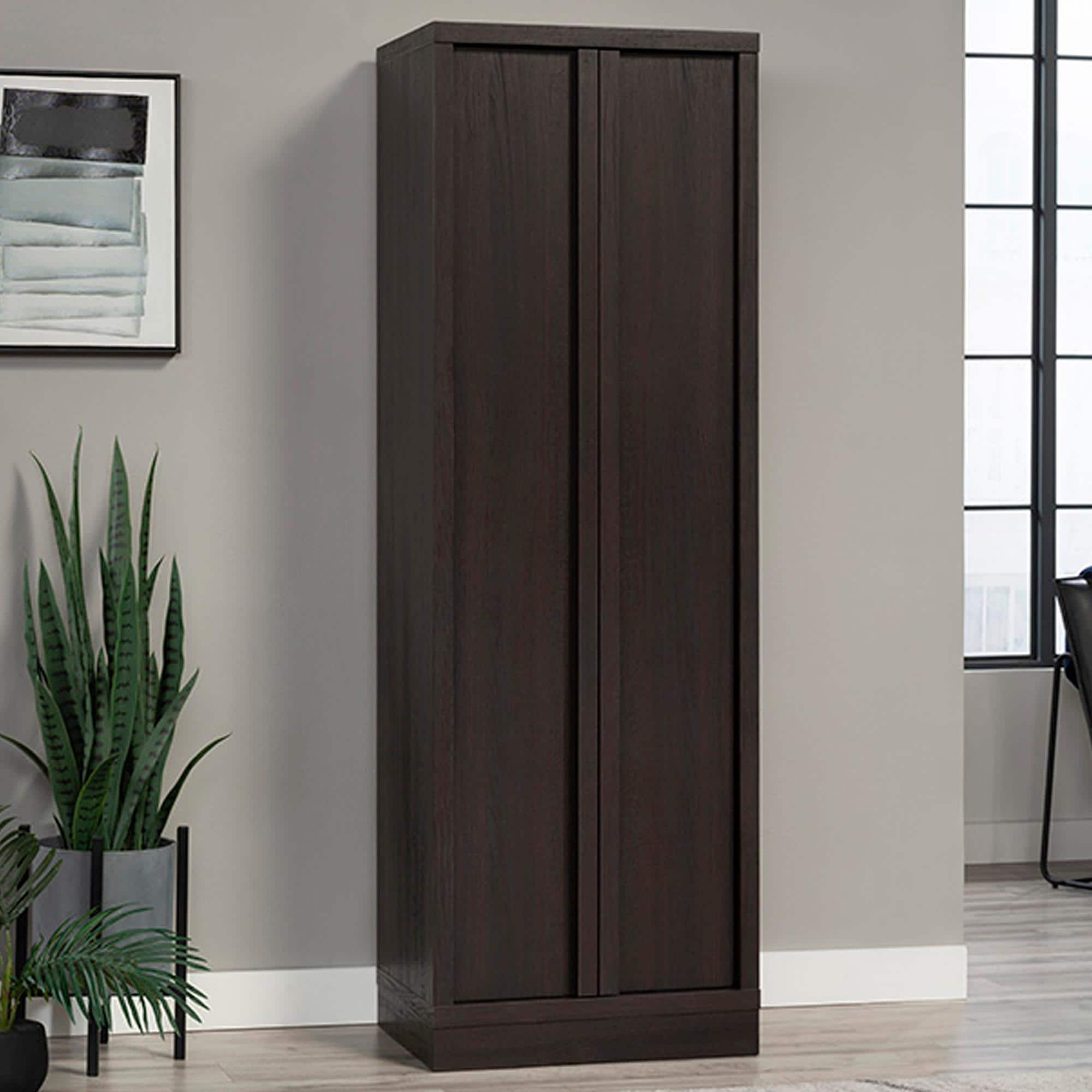 Sauder Merton Hall 2-Door Storage Cabinet in Dakota Oak