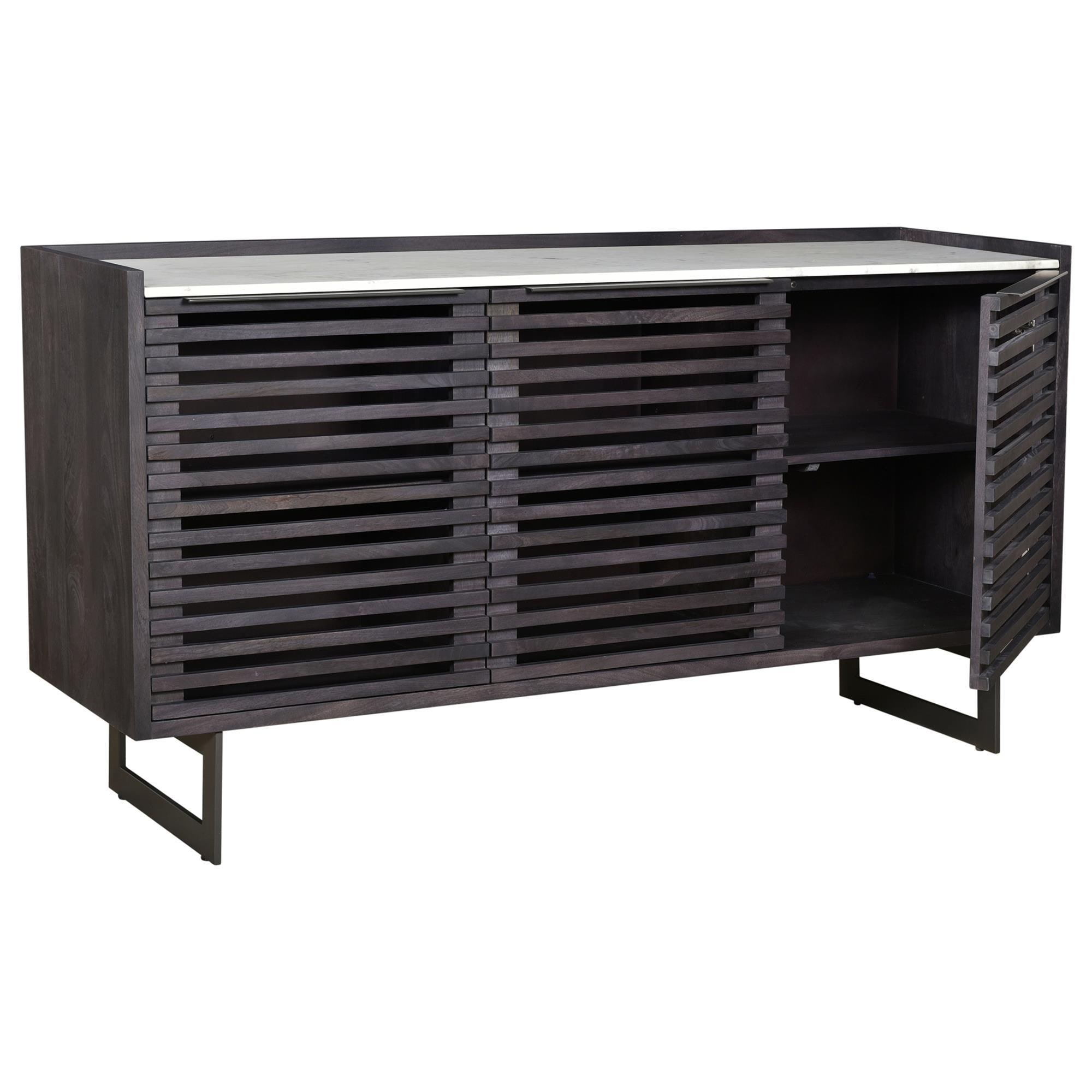Moe's Home Collection Paloma Sideboard in Grey, Black and White NFM
