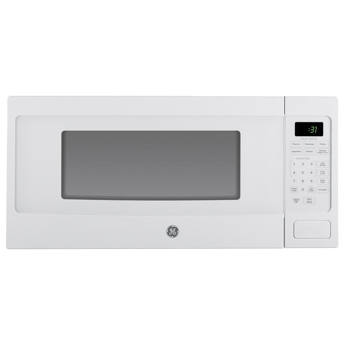 GE Profile 24 in. 1.1 cu.ft Countertop Microwave with 10 Power Levels &  Sensor Cooking Controls - Stainless Steel