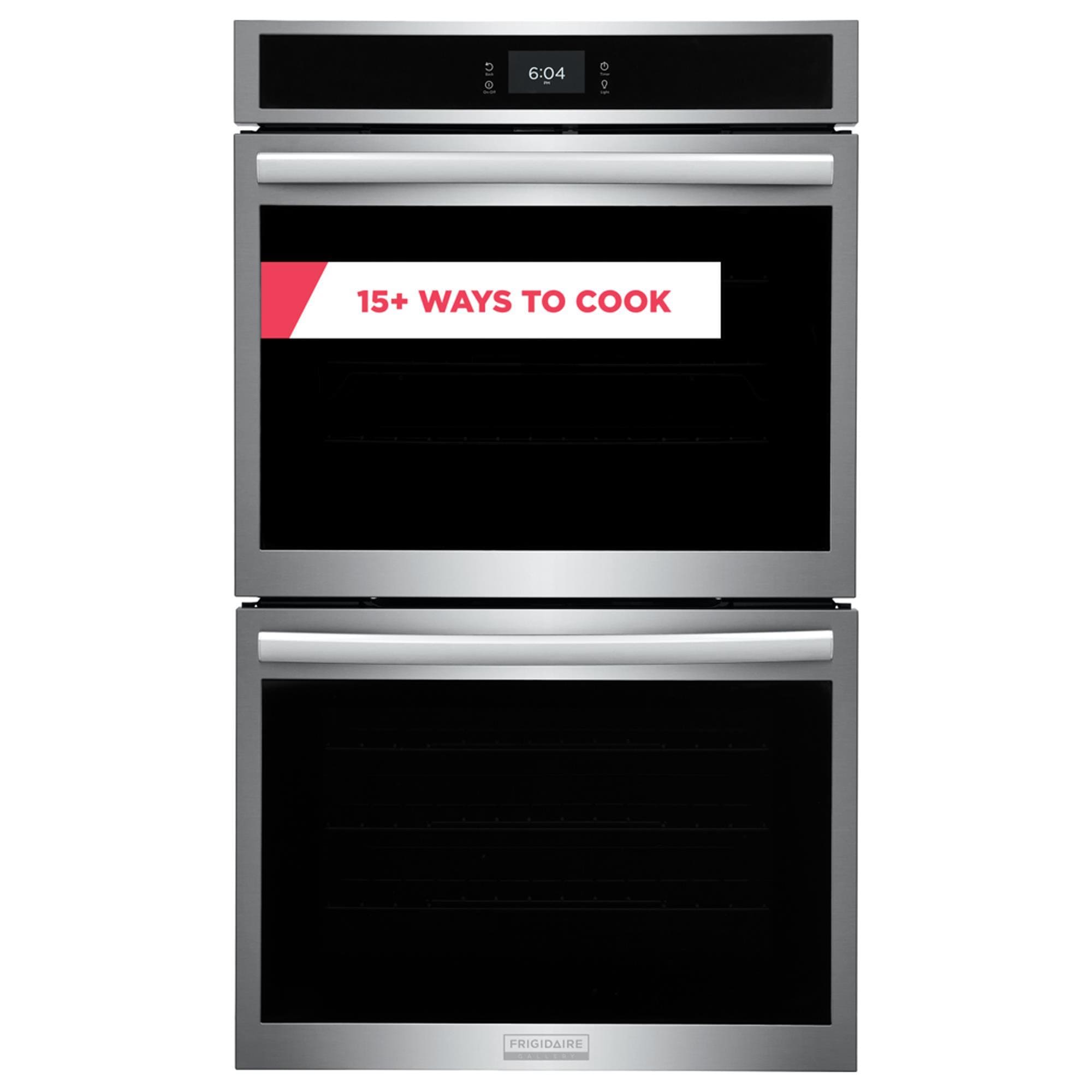 Frigidaire Gallery 30'' Double Electric Wall Oven with Total Convection in Stainless Steel NFM