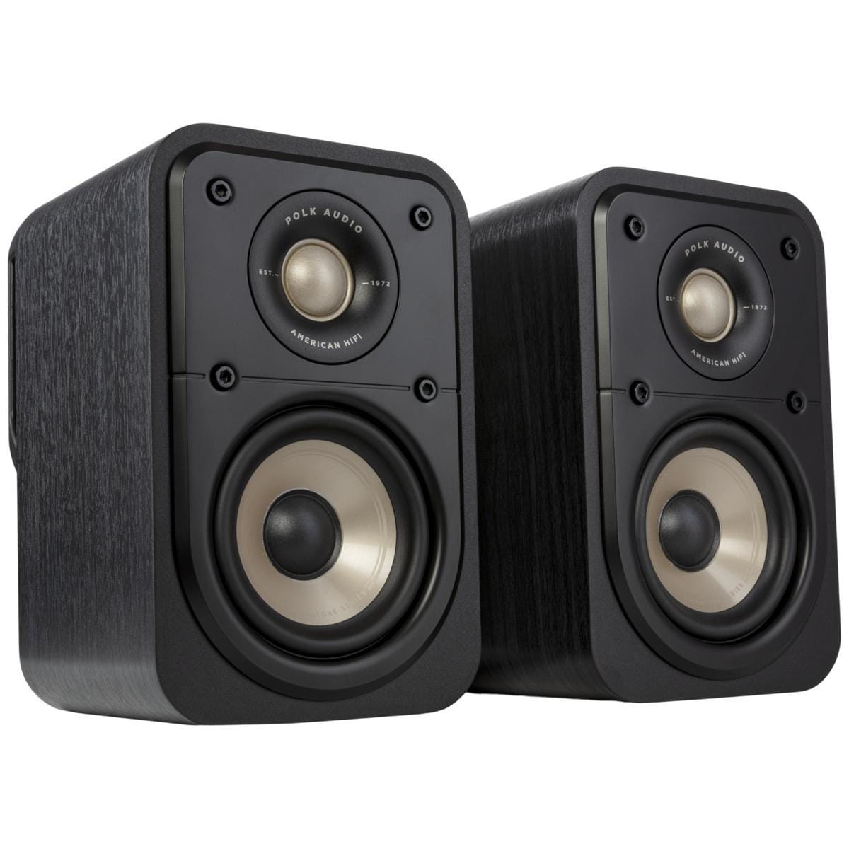音質最高！●POLK AUDIO●ES10●ブラック●ES10BRN（2台) Polk Audio High-Resolution Surround Speaker in Black (Pair)