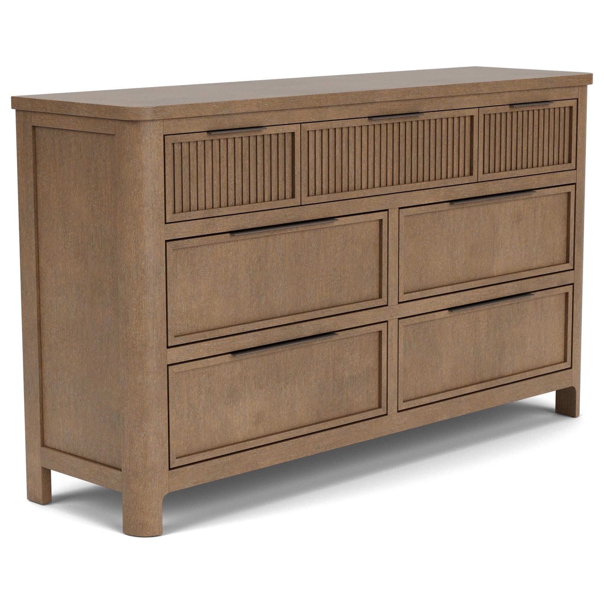 Nala ドレープカフタン ブラウン Riverside Furniture Jaxon 7-Drawer Dresser Only in Casual Mink