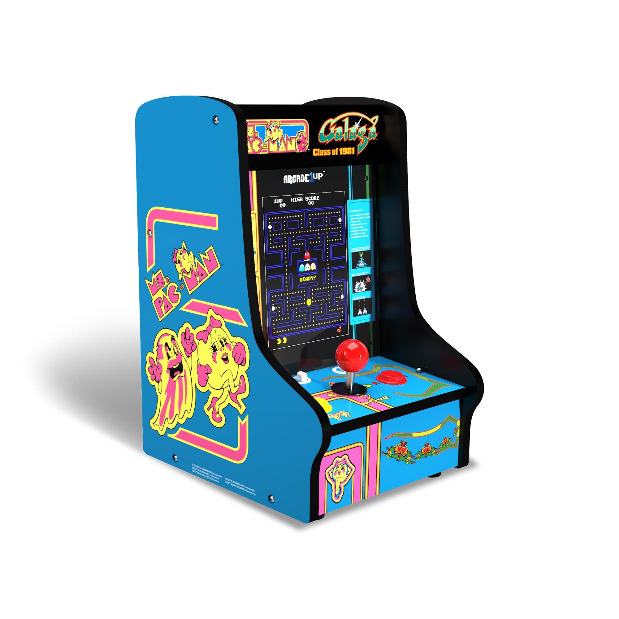 Arcade1up Class of 1981 Ms. Pac-Man/Galaga 5-Game Countercade | NFM